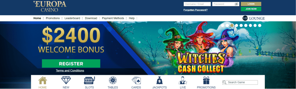 europa casino reviews