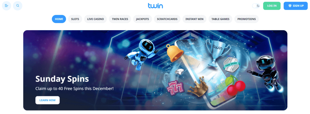 twin casino login