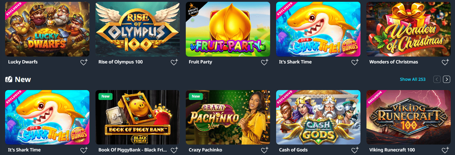 Buran Casino Online Games Review