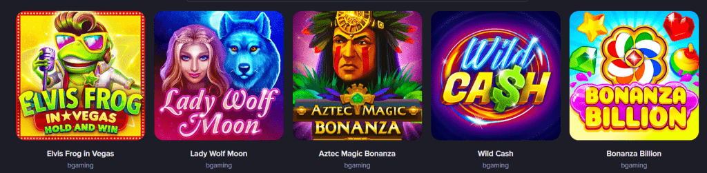 Online Games at Casino Rex